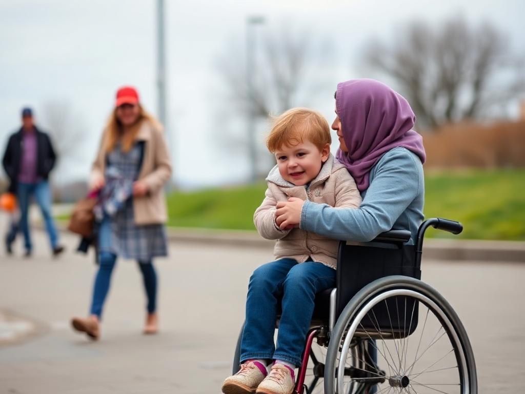 
                Elles sont mamans et handicapées 
                            